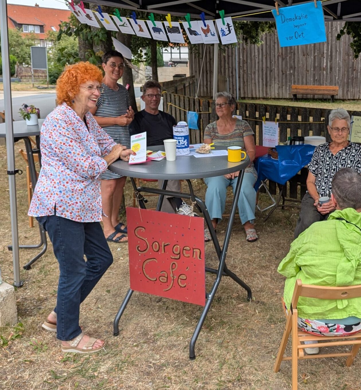 Beim Sorgencafe der Kulturinitiative bestand die Möglichkeit zum Austausch.