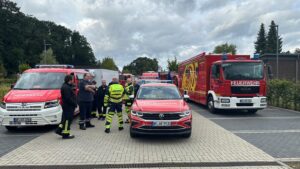 Feuerwehr-Übung in Suderburg: Zwei Sehlder mittendrin