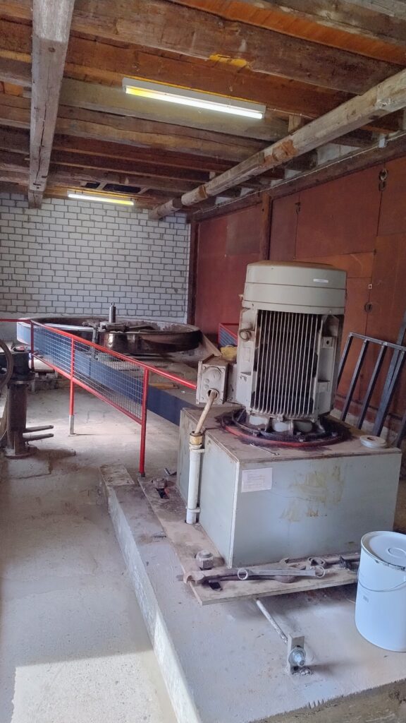 Eine der beiden Turbinen in der ehemaligen Roggenmühle